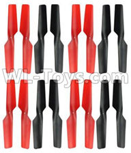 XK X260 Spare parts-07-02 X260-07 Propellers Main rotor blades(16pcs),XK X260 RC Quadcopter Drone Spare Parts Replacement Accessories